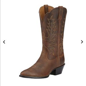 Ariat Heritage R Toe Western Boot Wide Calf New Size 6
